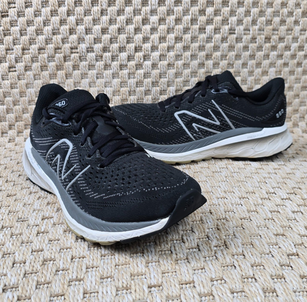 New Balance Fresh Foam X 860v13 Running Shoes Black Grey Women 9 Men 7.5 M860K13